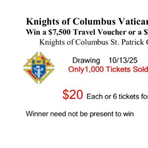 2025 Vatican City Raffle
