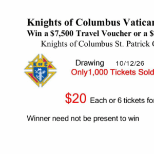 2026 Vatican City Raffle